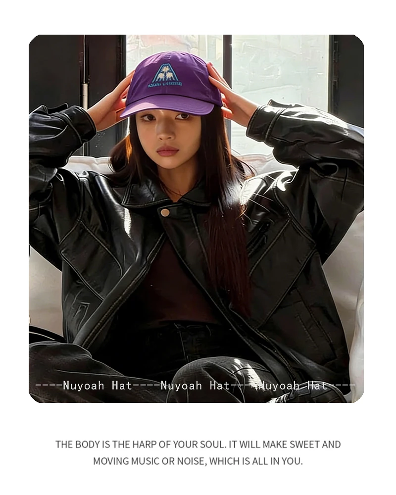 Korean Quick-dry Embroidered Letters Baseball Hats Sunshade Drawstring New Men Women Versatile Ins Fashion Peaked Caps Flat Brim