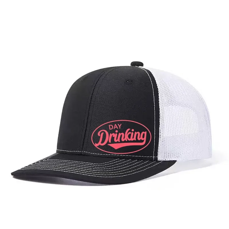Palm Tree Printed Adjustable Baseball Cap Snapback Dad Hat Breathable Trucker Mesh Hat Golf Fishing Outdoor Sun Cap