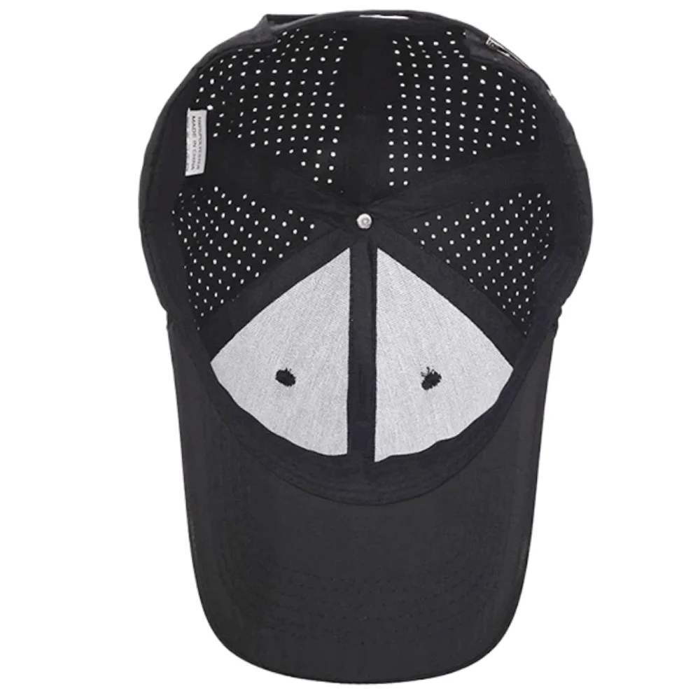 Unisex Perforated Quick-Dry Baseball Cap For Men Women Breathable Mesh Hat Sport Dad Hat Solid Color Casual Sun Visor Cap