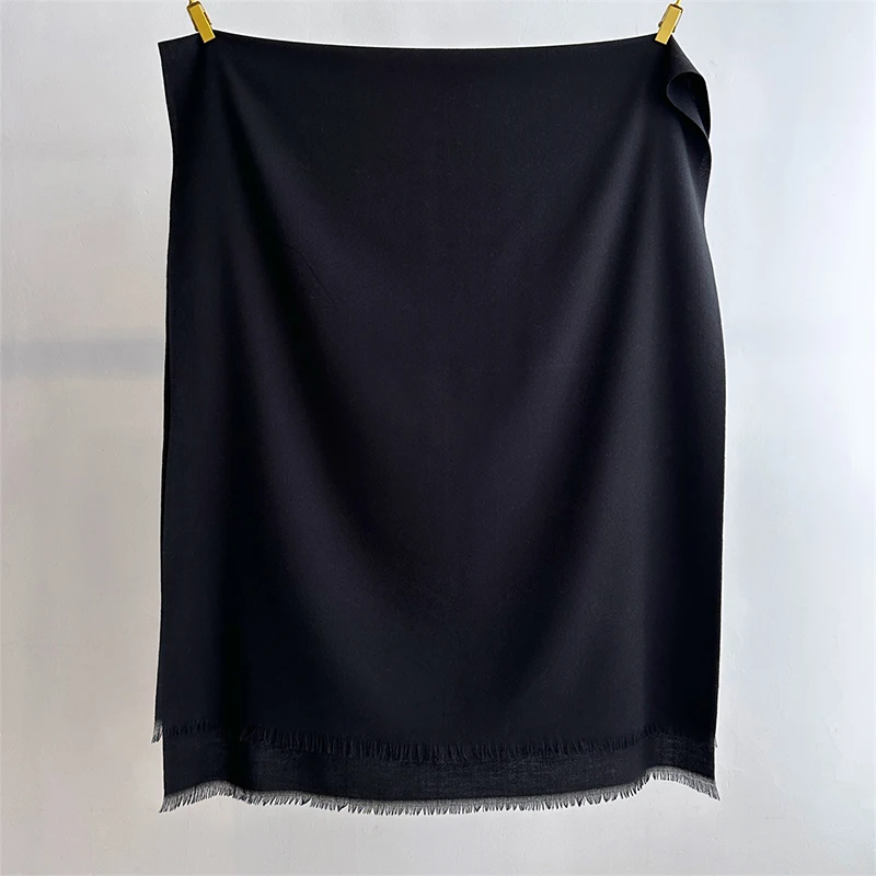Fashion Winter Cashmere Scarf for Women Warm Solid Color Wraps Shawls Bandana Foulard Neckerchief Poncho Echarpe Pashmina Stoles
