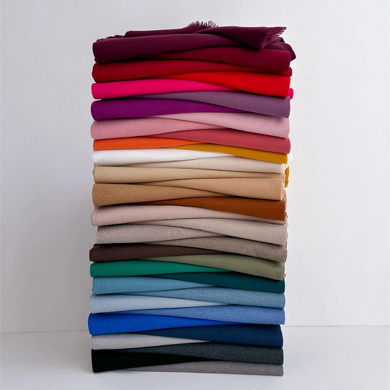 Fashion Winter Cashmere Scarf for Women Warm Solid Color Wraps Shawls Bandana Foulard Neckerchief Poncho Echarpe Pashmina Stoles