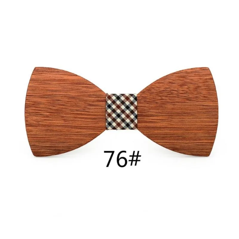 Wood Bow Tie Mens Wooden Bow Ties Party Business Butterfly Cravat Party Ties for Men Wood Ties