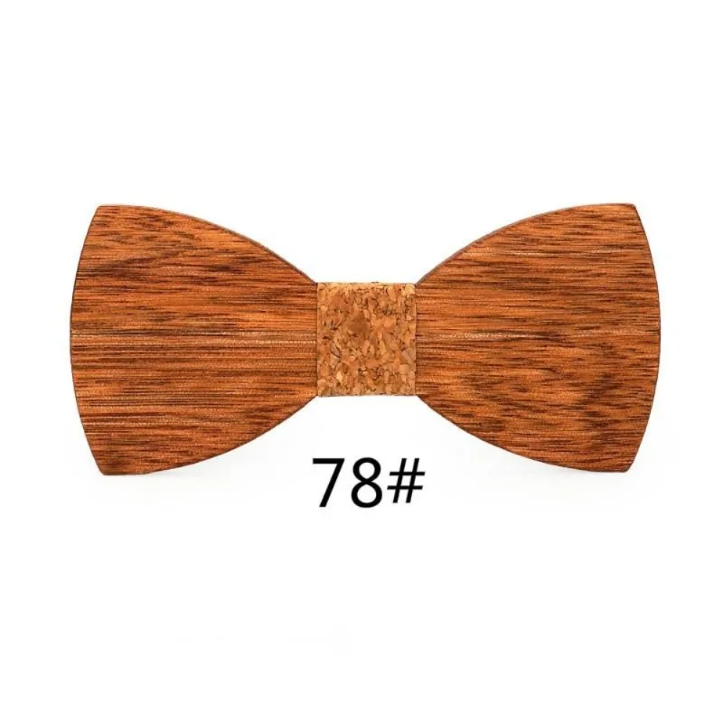 Wood Bow Tie Mens Wooden Bow Ties Party Business Butterfly Cravat Party Ties for Men Wood Ties