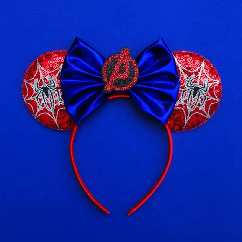 Disney Star Wars R2-D2 Ears Headband Women Cute BB-8 Hairband Girl Sequins Bow Hair Accessories Kids Birthday Festival Gift