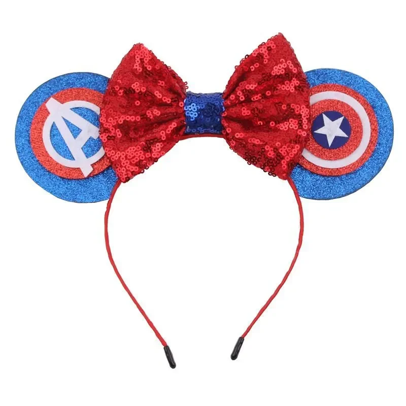 Disney Star Wars R2-D2 Ears Headband Women Cute BB-8 Hairband Girl Sequins Bow Hair Accessories Kids Birthday Festival Gift