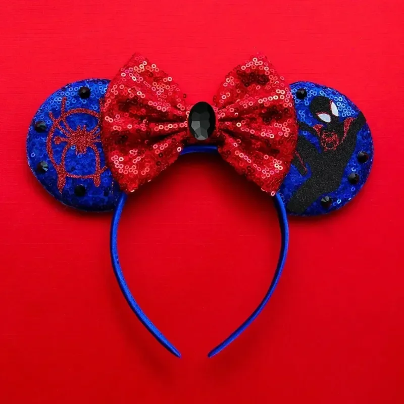 Disney Star Wars R2-D2 Ears Headband Women Cute BB-8 Hairband Girl Sequins Bow Hair Accessories Kids Birthday Festival Gift