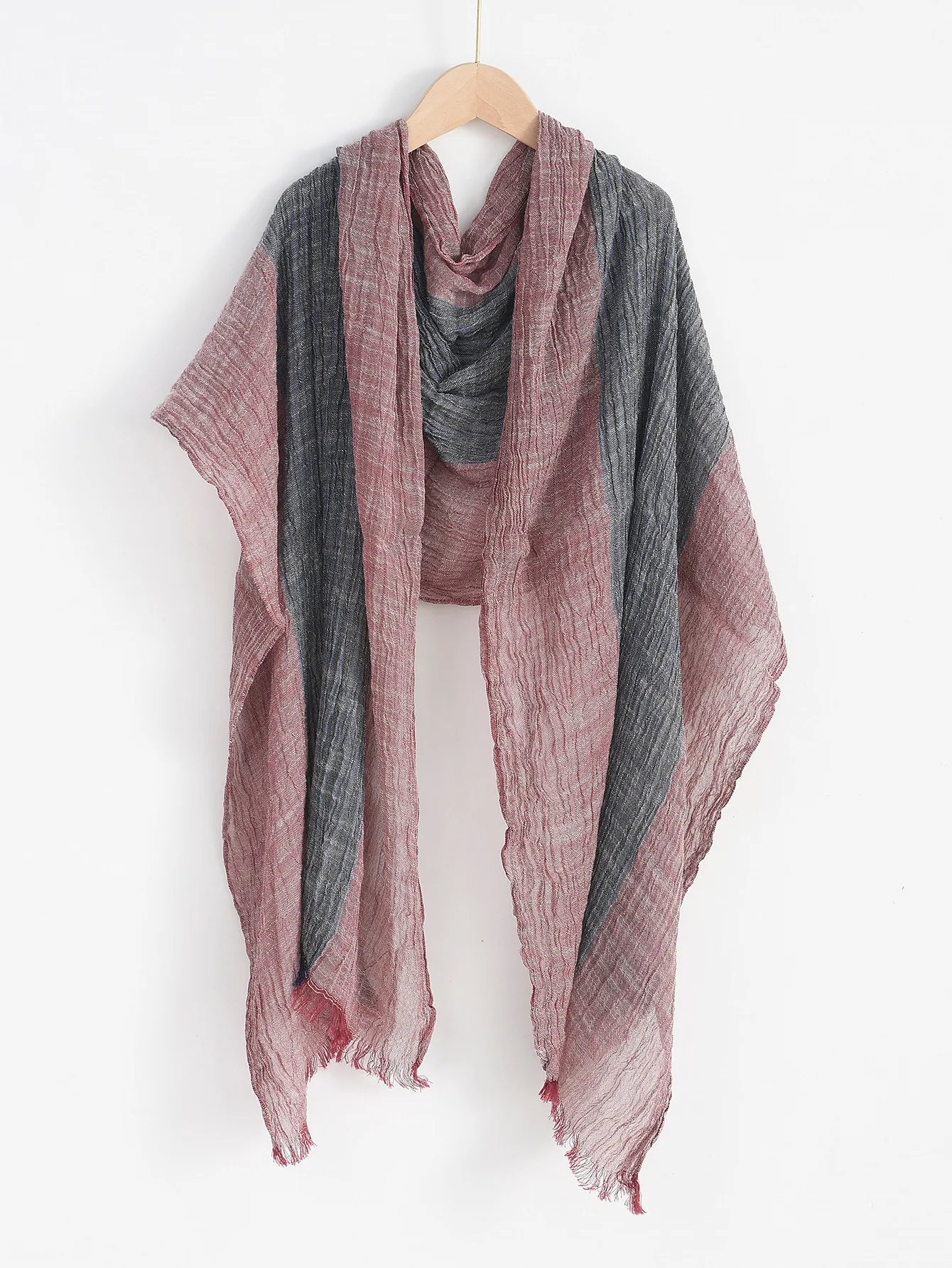 Fashion Patchwork Striped Men's Scarf Cotton Linen Autumn Winter Warm Neckerchief Short Tassel Bufanda Male Accessories Scarves