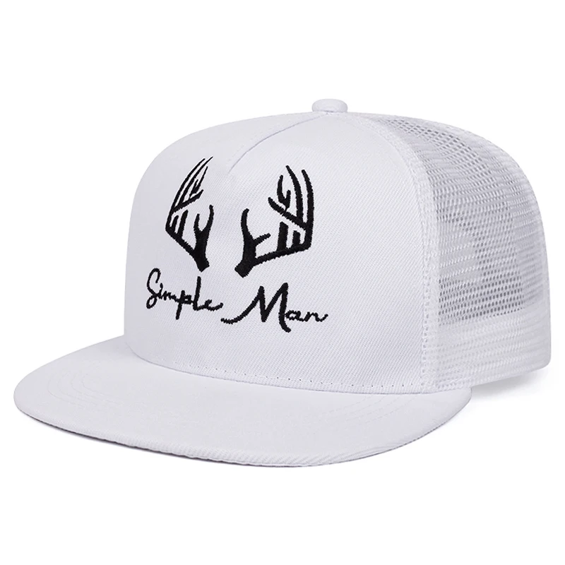 2025 Personalized New Flat Edge Hat letters Creative Embroidered Street HipHop Hat Outdoor Leisure Sunshade Baseball Hat Net Hat