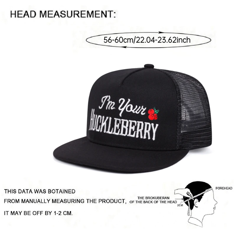 2025 Personalized New Flat Edge Hat letters Creative Embroidered Street HipHop Hat Outdoor Leisure Sunshade Baseball Hat Net Hat