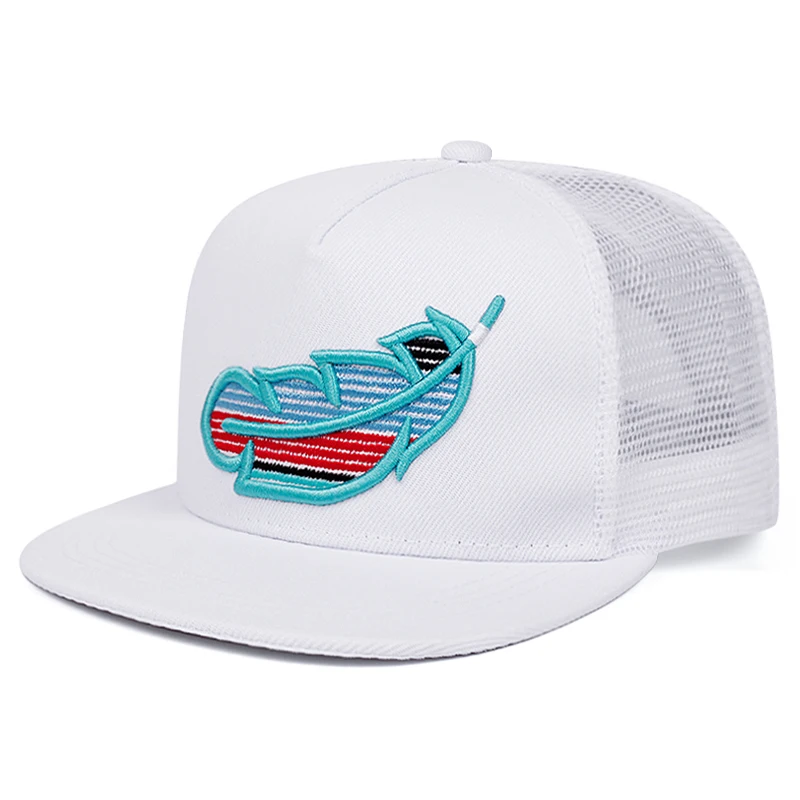 2025 Personalized New Flat Edge Hat letters Creative Embroidered Street HipHop Hat Outdoor Leisure Sunshade Baseball Hat Net Hat