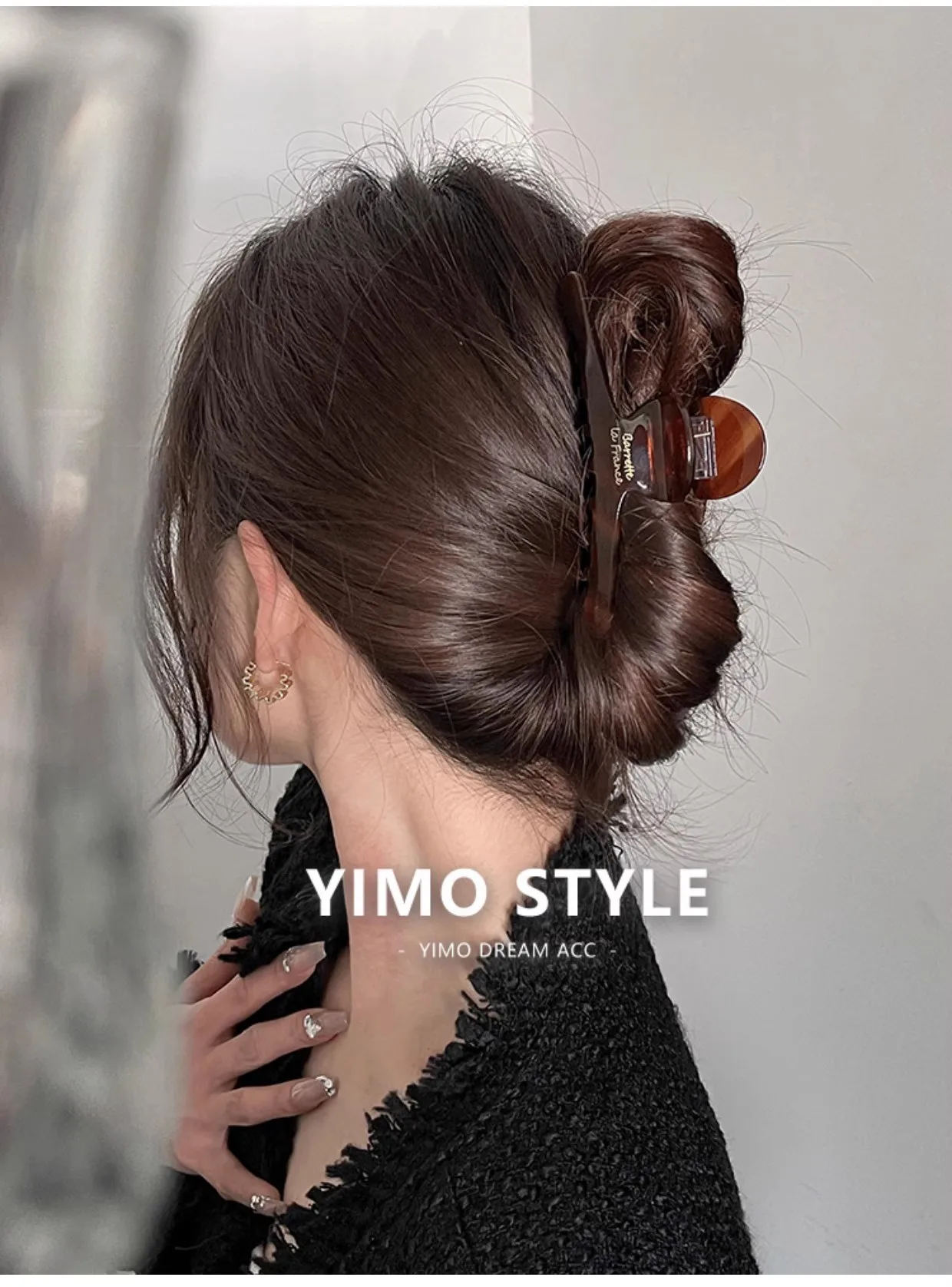 Women Acetate Leopard Hair Claw Hair Claws Chic Barrettes Crab Hairpins Styling Clips Girls Lady Headwear Hair Accessories