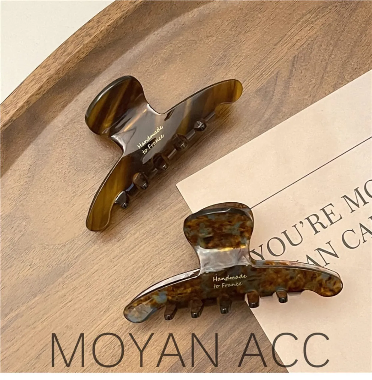 Women Acetate Leopard Hair Claw Hair Claws Chic Barrettes Crab Hairpins Styling Clips Girls Lady Headwear Hair Accessories