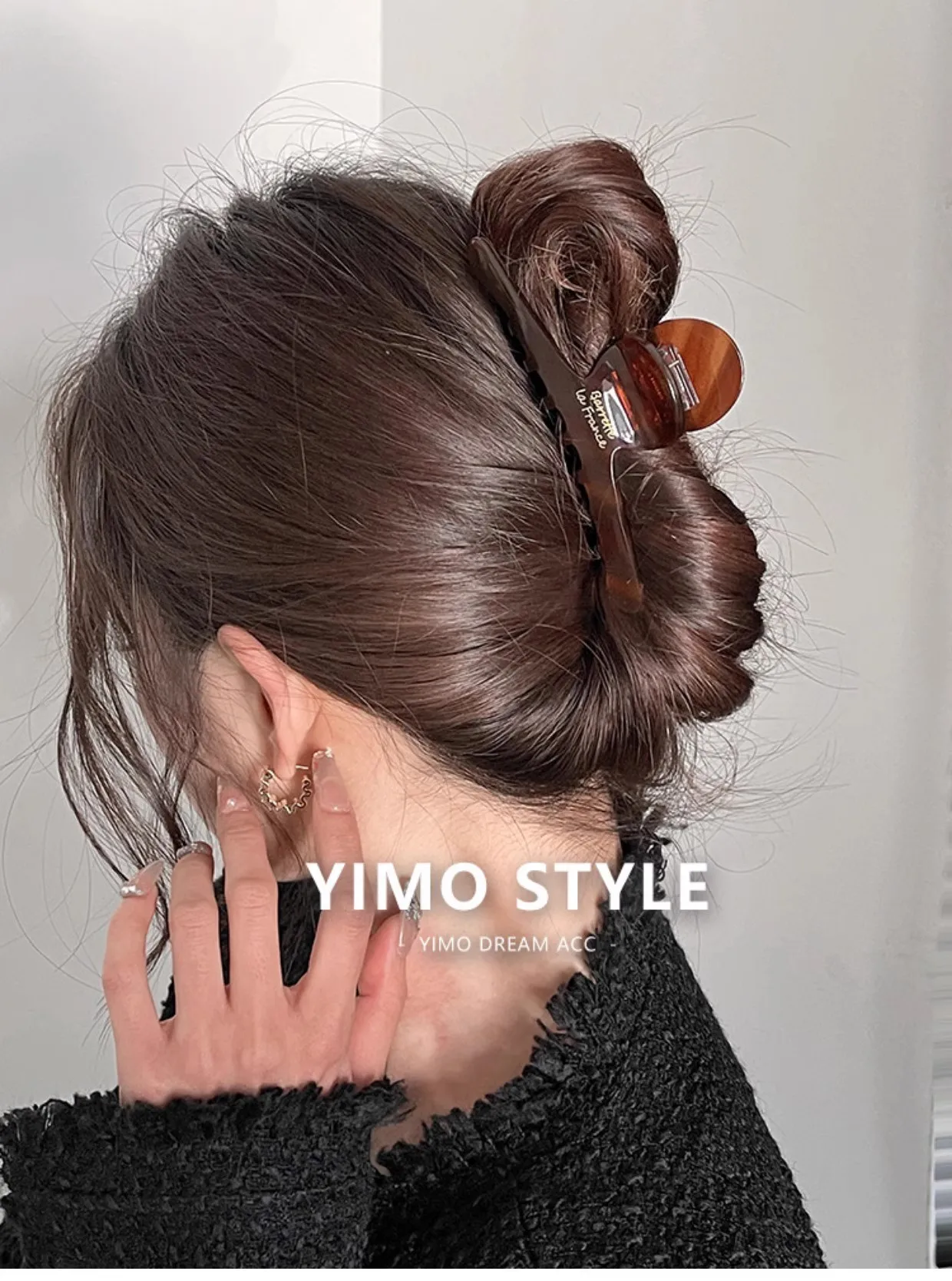 Women Acetate Leopard Hair Claw Hair Claws Chic Barrettes Crab Hairpins Styling Clips Girls Lady Headwear Hair Accessories