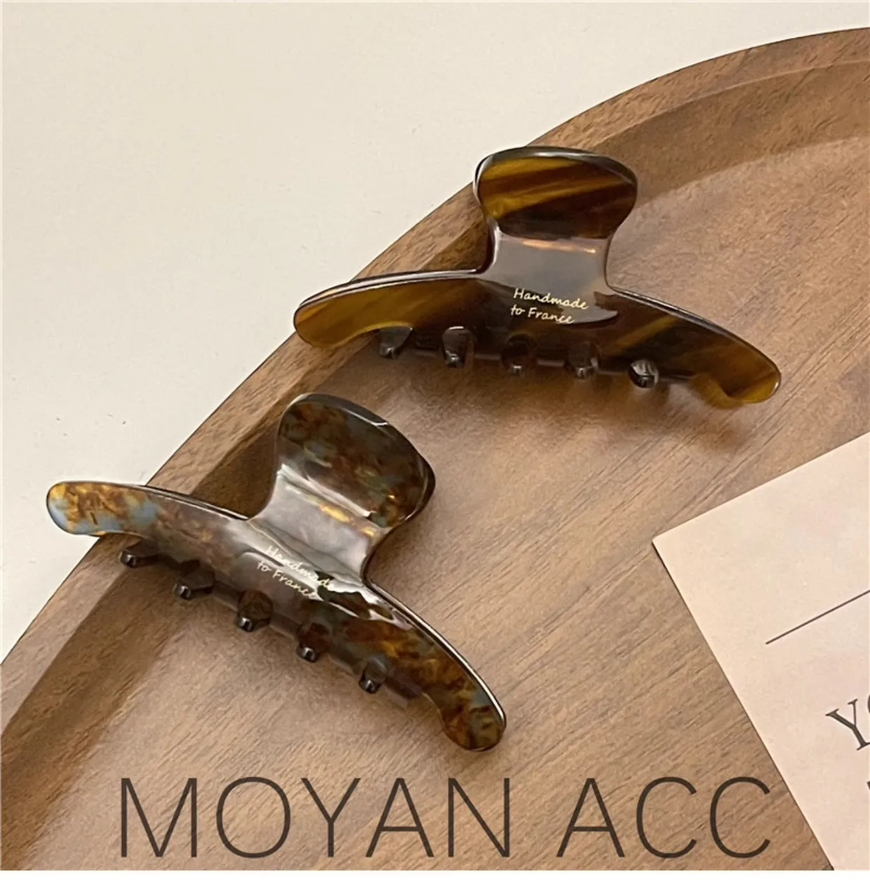 Women Acetate Leopard Hair Claw Hair Claws Chic Barrettes Crab Hairpins Styling Clips Girls Lady Headwear Hair Accessories