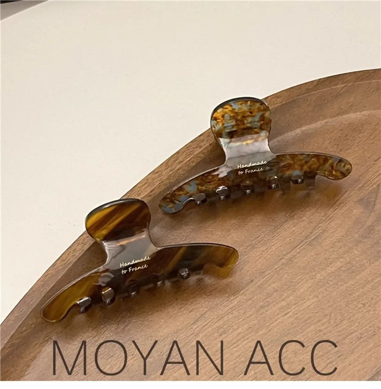 Women Acetate Leopard Hair Claw Hair Claws Chic Barrettes Crab Hairpins Styling Clips Girls Lady Headwear Hair Accessories