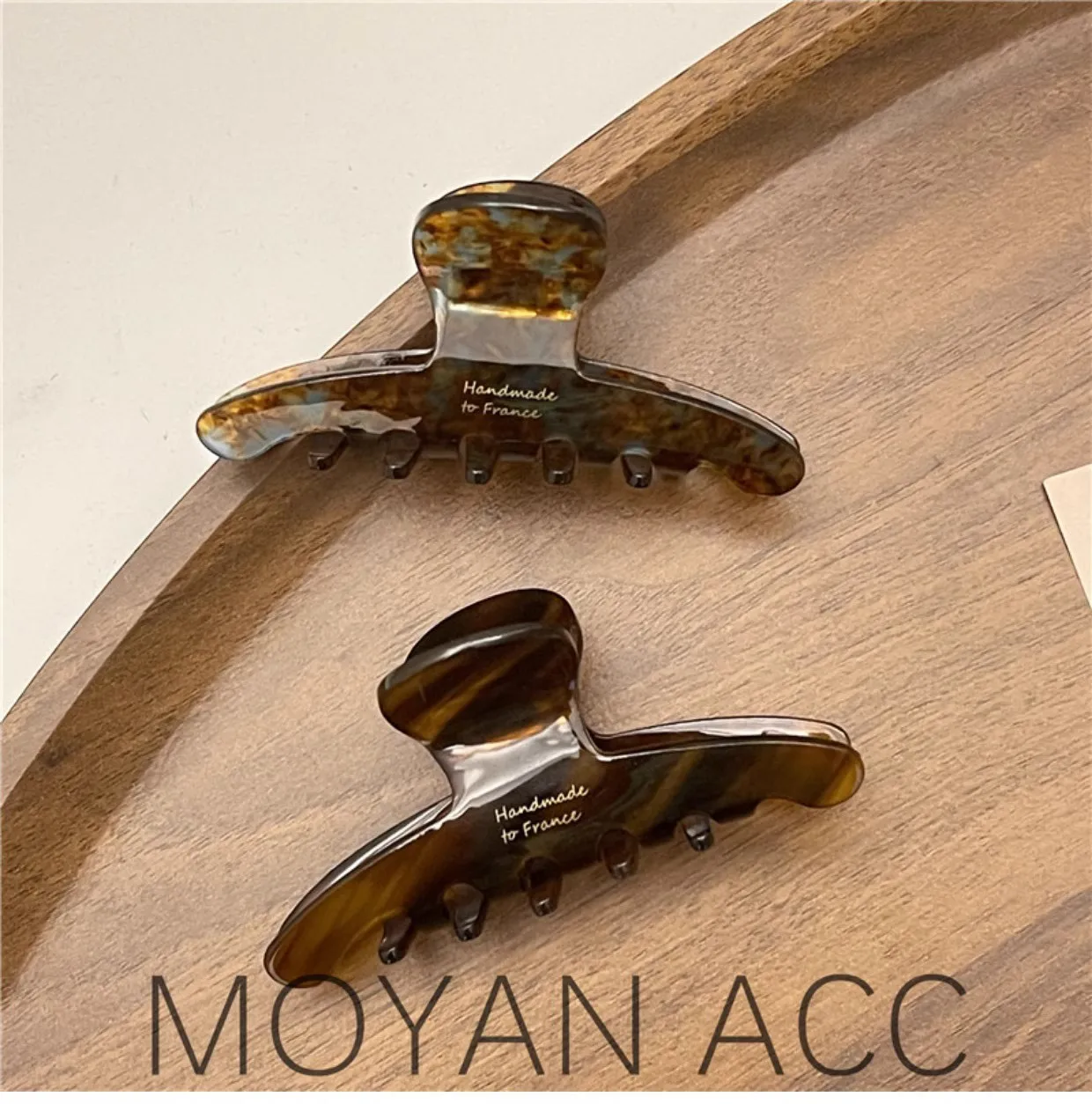 Women Acetate Leopard Hair Claw Hair Claws Chic Barrettes Crab Hairpins Styling Clips Girls Lady Headwear Hair Accessories