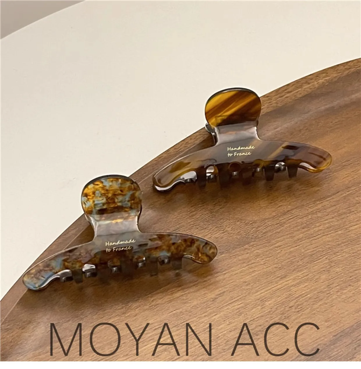 Women Acetate Leopard Hair Claw Hair Claws Chic Barrettes Crab Hairpins Styling Clips Girls Lady Headwear Hair Accessories
