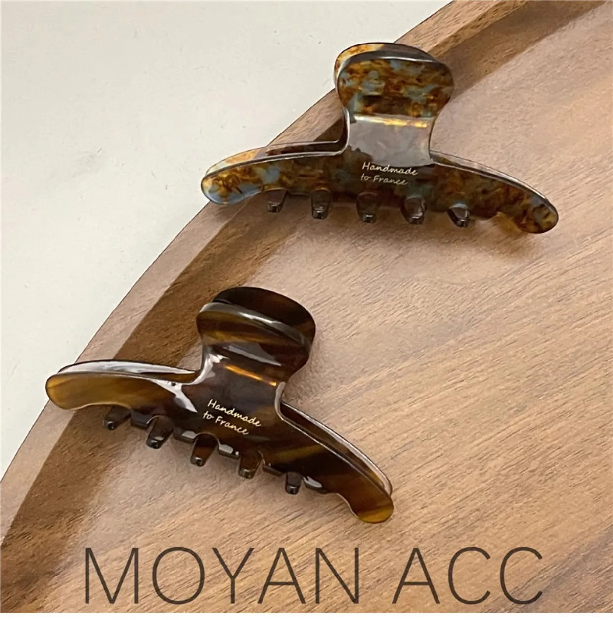 Women Acetate Leopard Hair Claw Hair Claws Chic Barrettes Crab Hairpins Styling Clips Girls Lady Headwear Hair Accessories
