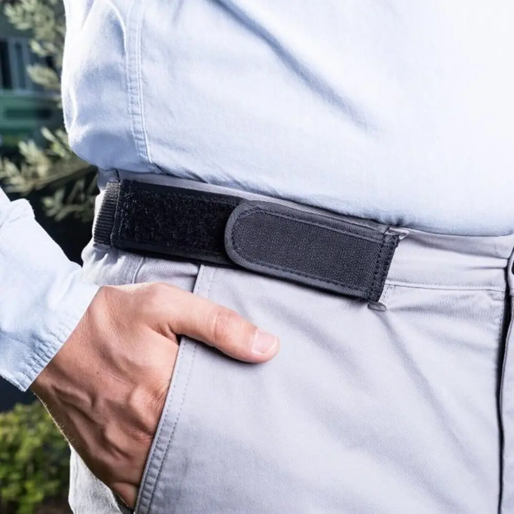 Fashion Ultra-soft No Buckle Elastic Belts Unisex Comfortable Belt Loop Buckle-Free Belt Stylish Buckle Free Waist Belts Women
