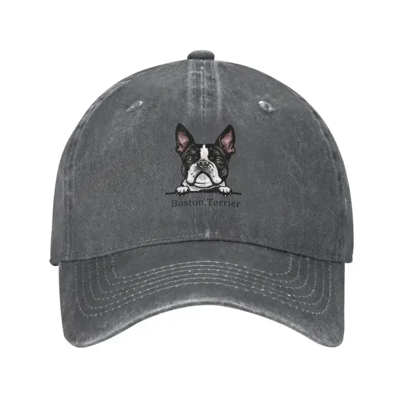 Classic Unisex Peeking Dog Jack Russell Terrier Baseball Cap Adult Pet Animal Adjustable Dad Hat for Men Women Hip Hop