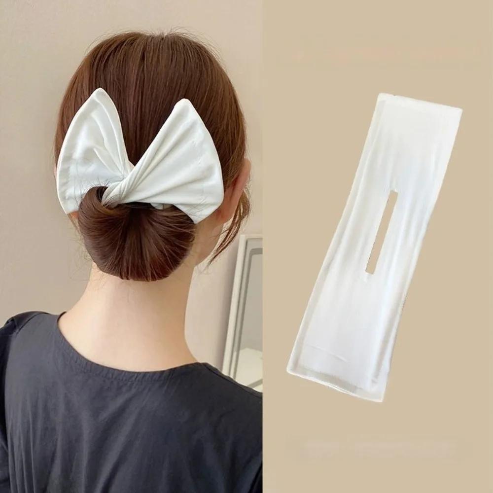 Women's Adjustable Bow-shaped Hairpin Device Sweet and Lovely Hairpin Fast Hair Bun Hair Styling Tools Braid Hair Accessories