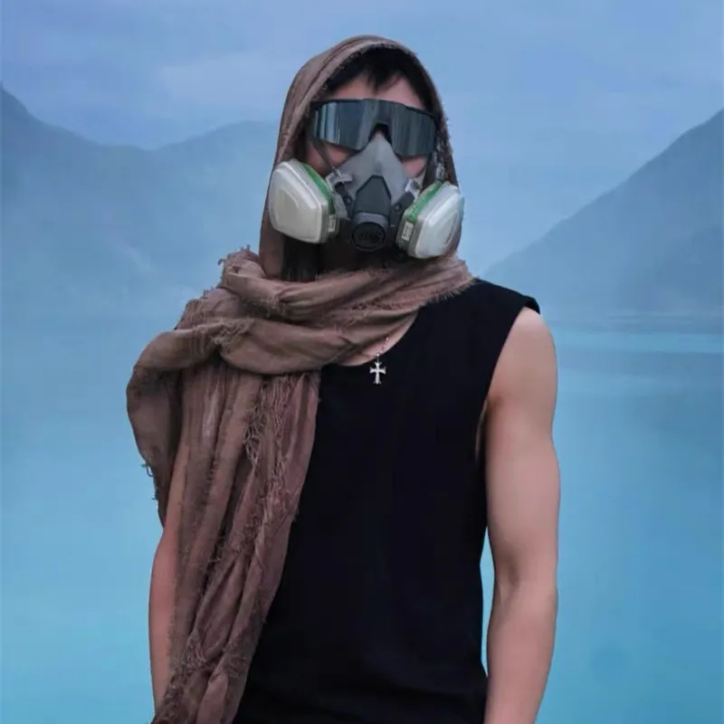 NEW Retro Apocalyptic Scarf Cape – Photo Studio Prop Fantasy Dune Costume Unisex Steampunk Outdoor Fashion
