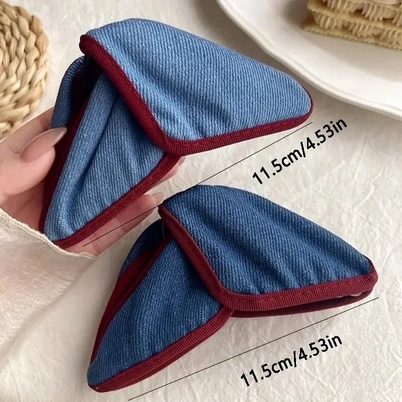 Single Vintage Hair Clip Bow Retro Elegant Hair Accessory for Ponytails & Updos, No-Slip Hair Claw Clip for Women