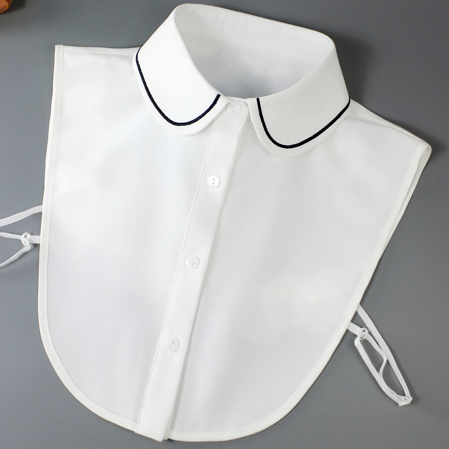 1 Piece of Decorative Fake Collar for Women, Versatile Fake Collar, Exquisite Shirt Fake Collar, Base Layer with Embroidery, Sui