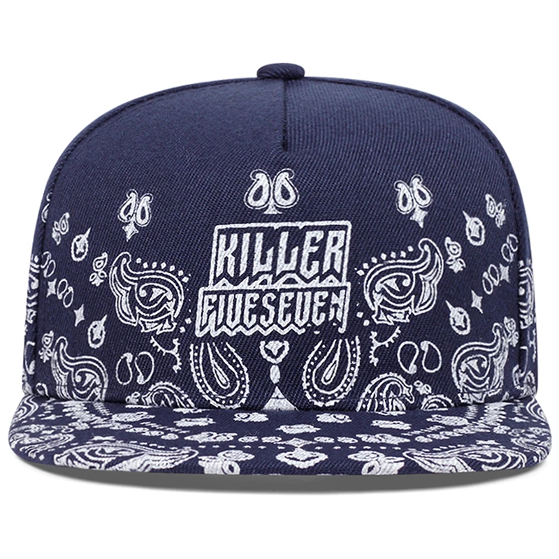 2025 New West Coast Cashew Flower Street Hip Hop Hat Outdoor Cycling Skateboard Hat Sunshade Hat Neutral Flat Edge Baseball Hat