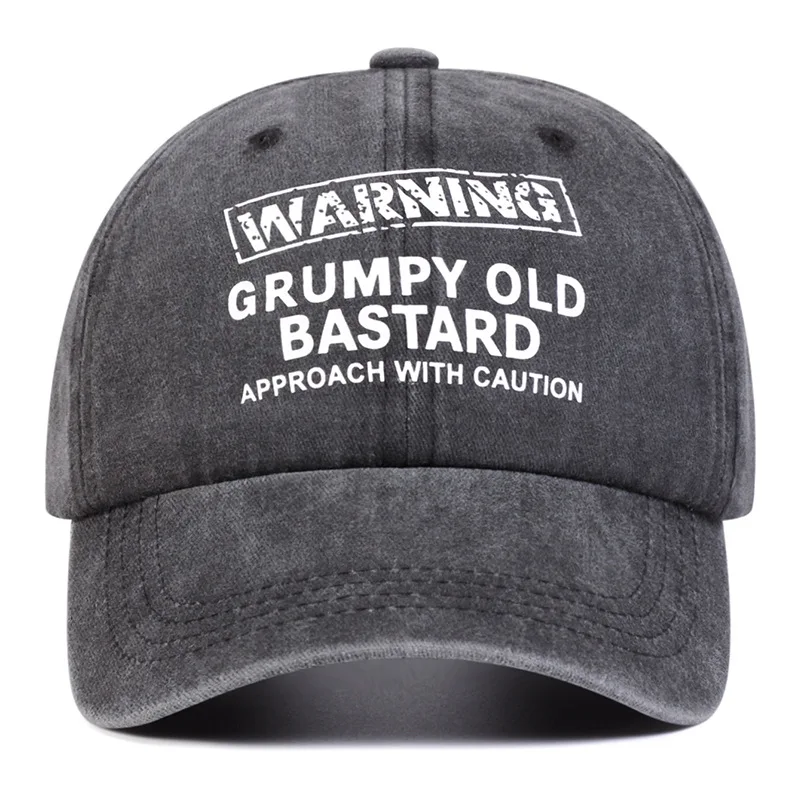 Letter printed baseball cap, daily leisure travel, sun protection, hiking, duckbill cap, camping, party