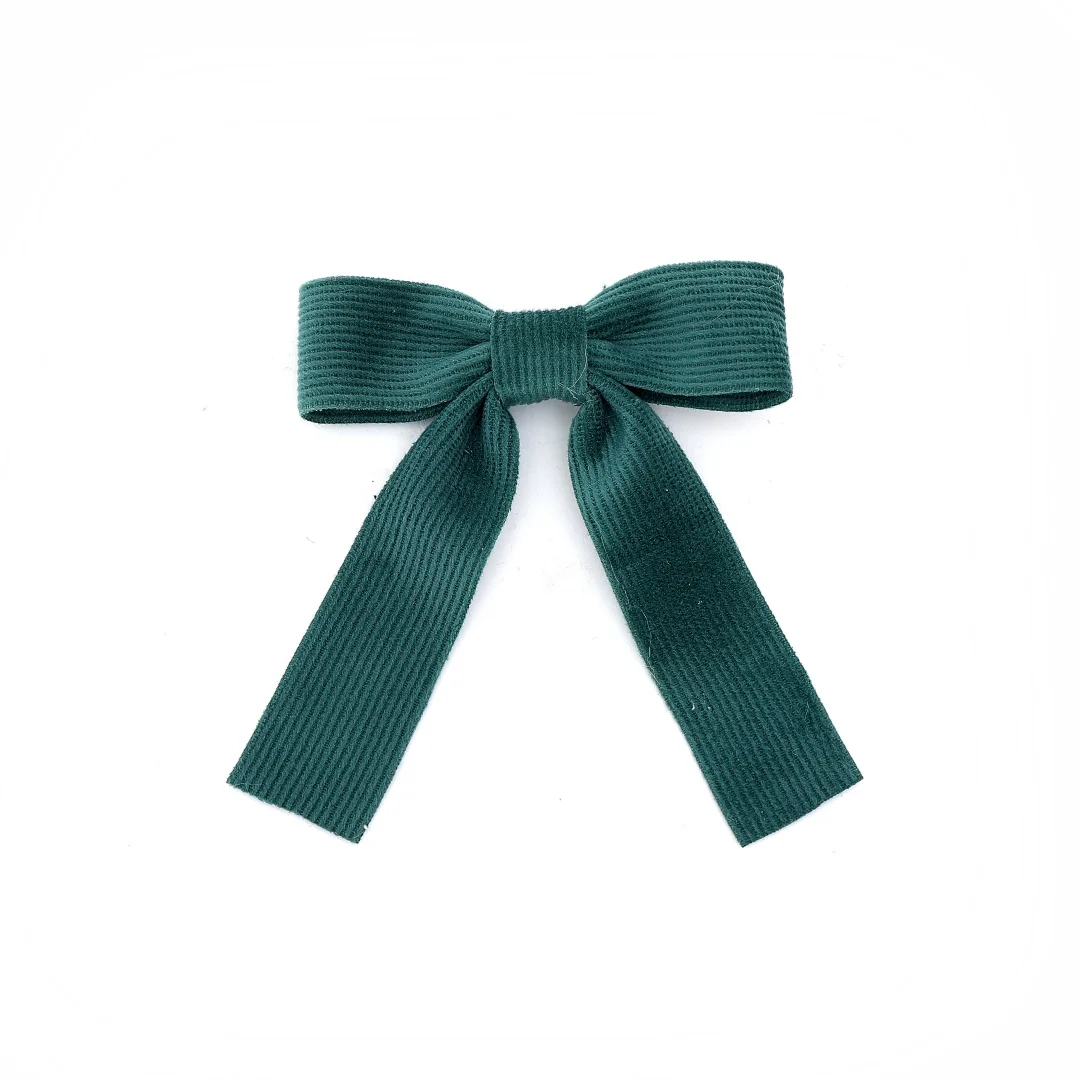 AP New winter DK Green bow elegant headband fashion children hairband hair accessories baby clip OEM