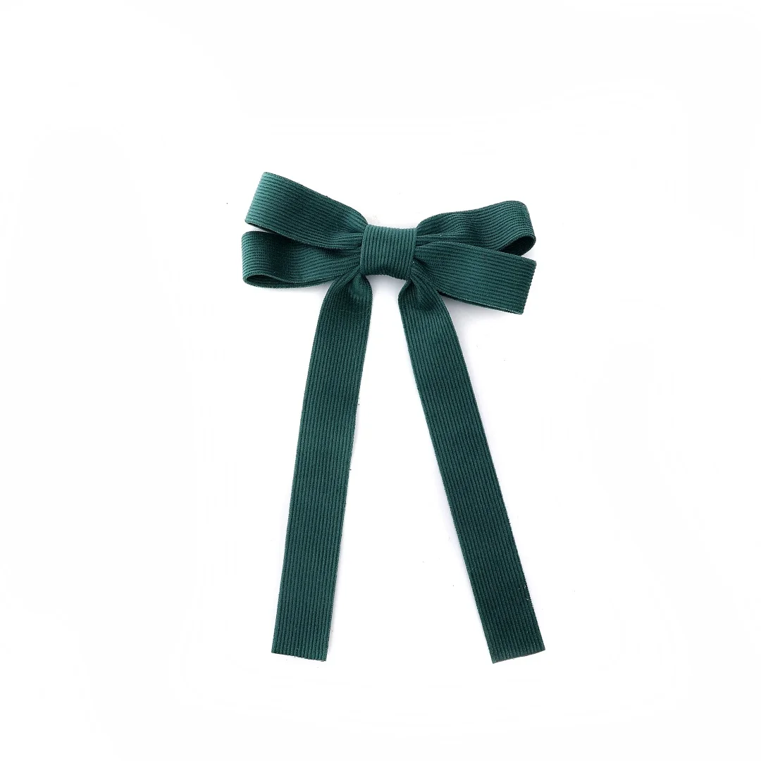 AP New winter DK Green bow elegant headband fashion children hairband hair accessories baby clip OEM