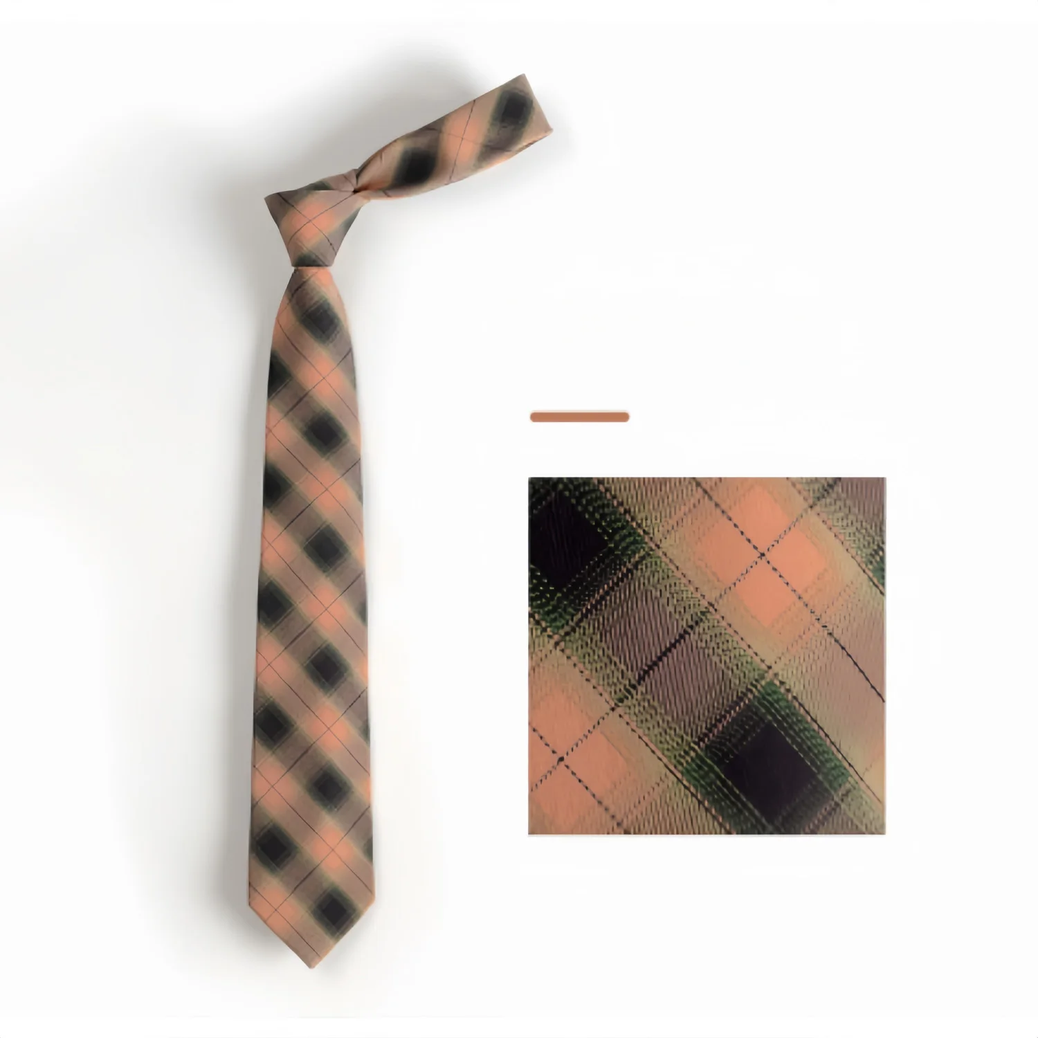 Y2K Cotton JK Necktie Simple Plaid Neckwear Striped Neck Tie Clothes Accessories Cravat Uniform Bow Tie Women Men
