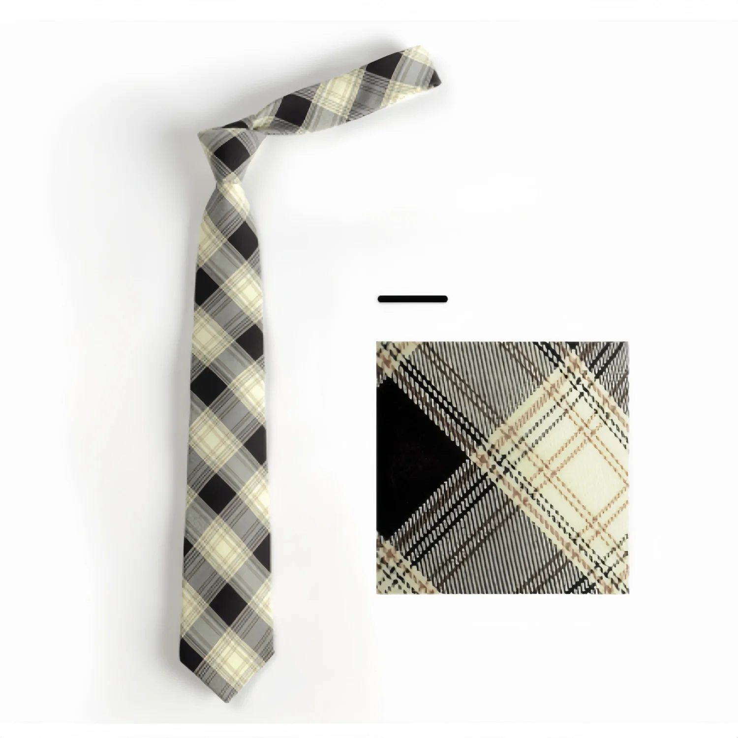 Y2K Cotton JK Necktie Simple Plaid Neckwear Striped Neck Tie Clothes Accessories Cravat Uniform Bow Tie Women Men