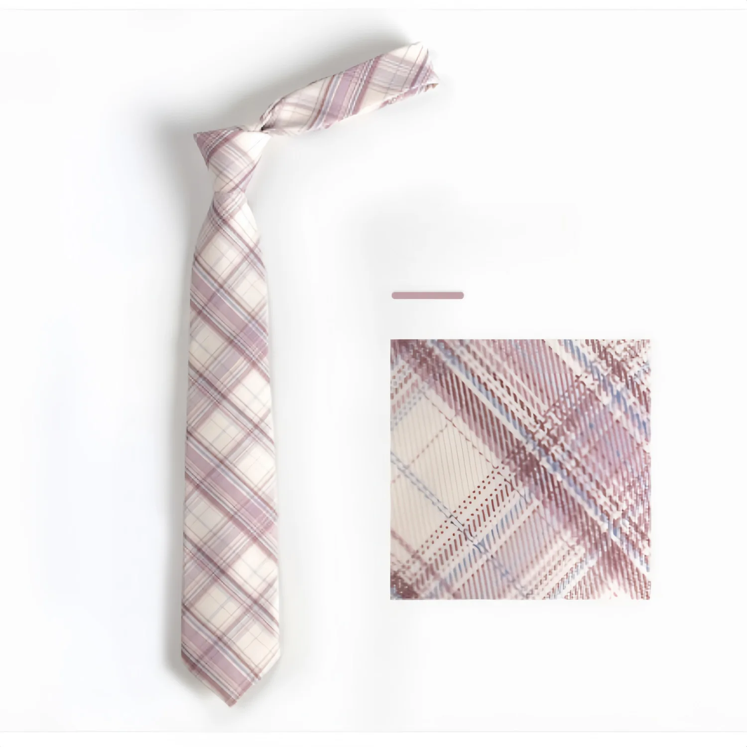 Y2K Cotton JK Necktie Simple Plaid Neckwear Striped Neck Tie Clothes Accessories Cravat Uniform Bow Tie Women Men
