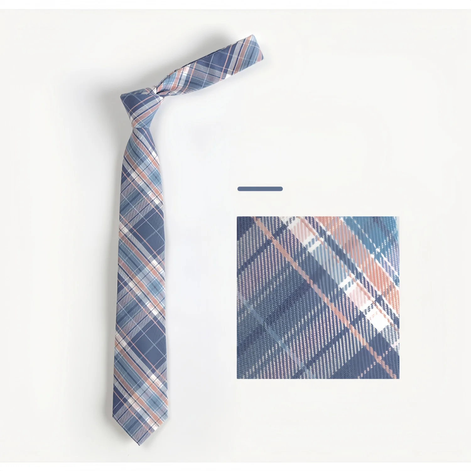 Y2K Cotton JK Necktie Simple Plaid Neckwear Striped Neck Tie Clothes Accessories Cravat Uniform Bow Tie Women Men