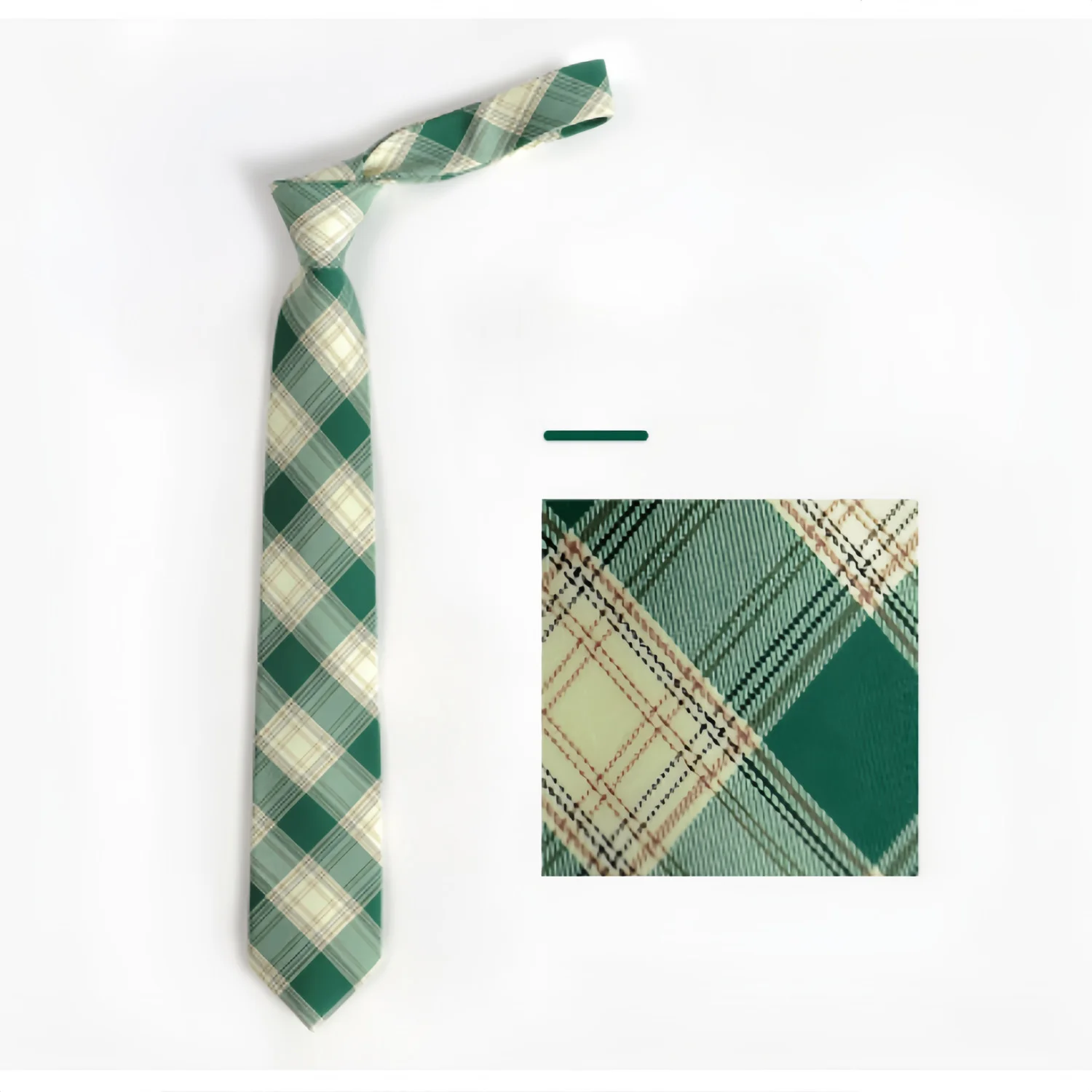 Y2K Cotton JK Necktie Simple Plaid Neckwear Striped Neck Tie Clothes Accessories Cravat Uniform Bow Tie Women Men
