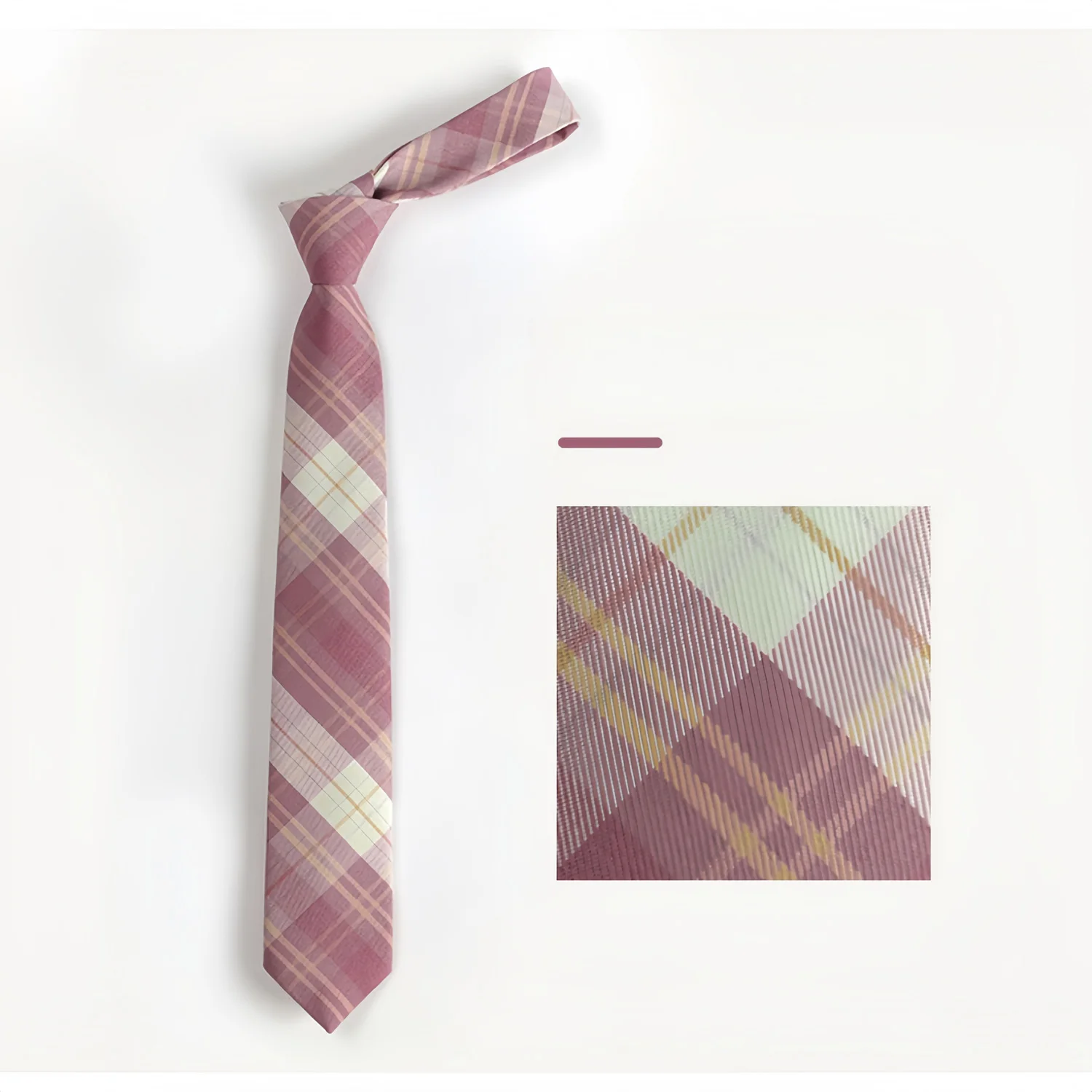 Y2K Cotton JK Necktie Simple Plaid Neckwear Striped Neck Tie Clothes Accessories Cravat Uniform Bow Tie Women Men