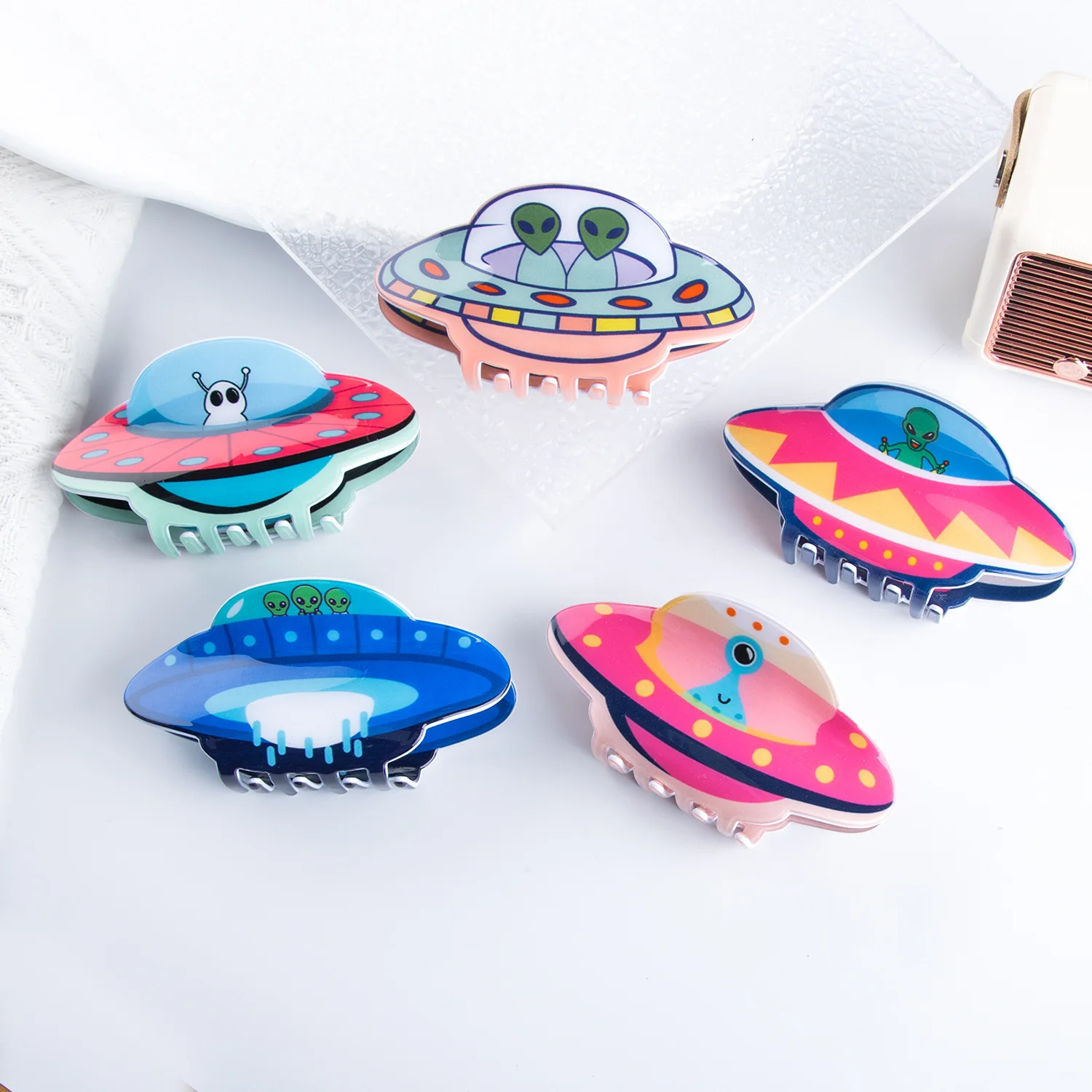 Cartoon Anime Series Alien Hair Clip 9 Inches PVC Kids Accessory New November Trendy Hairband for Children