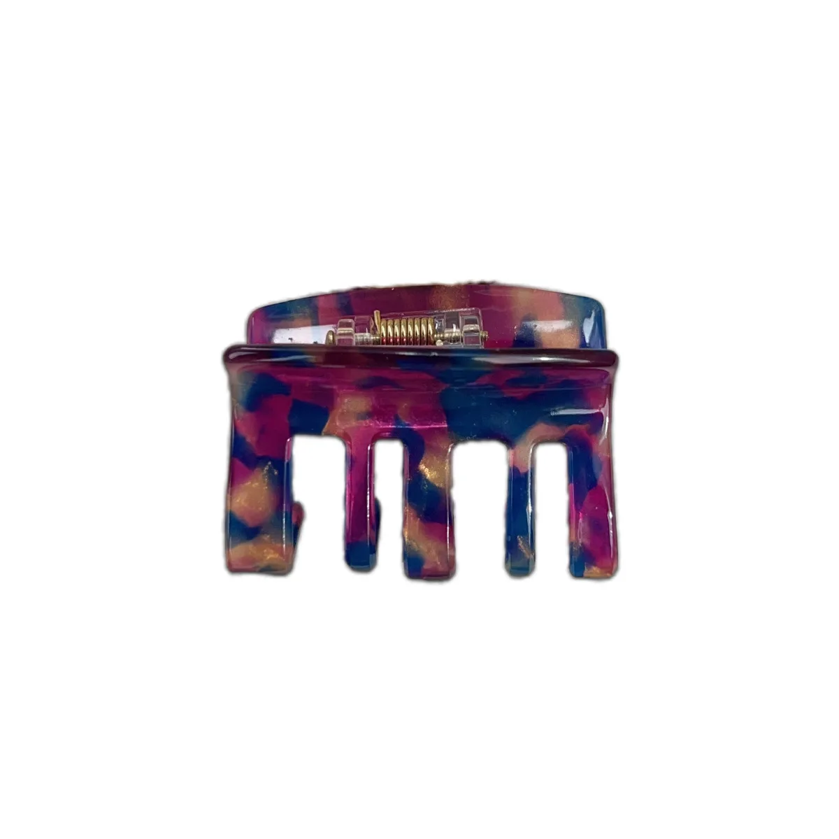 5CM Small Square Hair Claw 13 Colors Eco-friendly Acetate Claw Clips Retro Trendy Hair Clips for Women Girls Hair Accessories