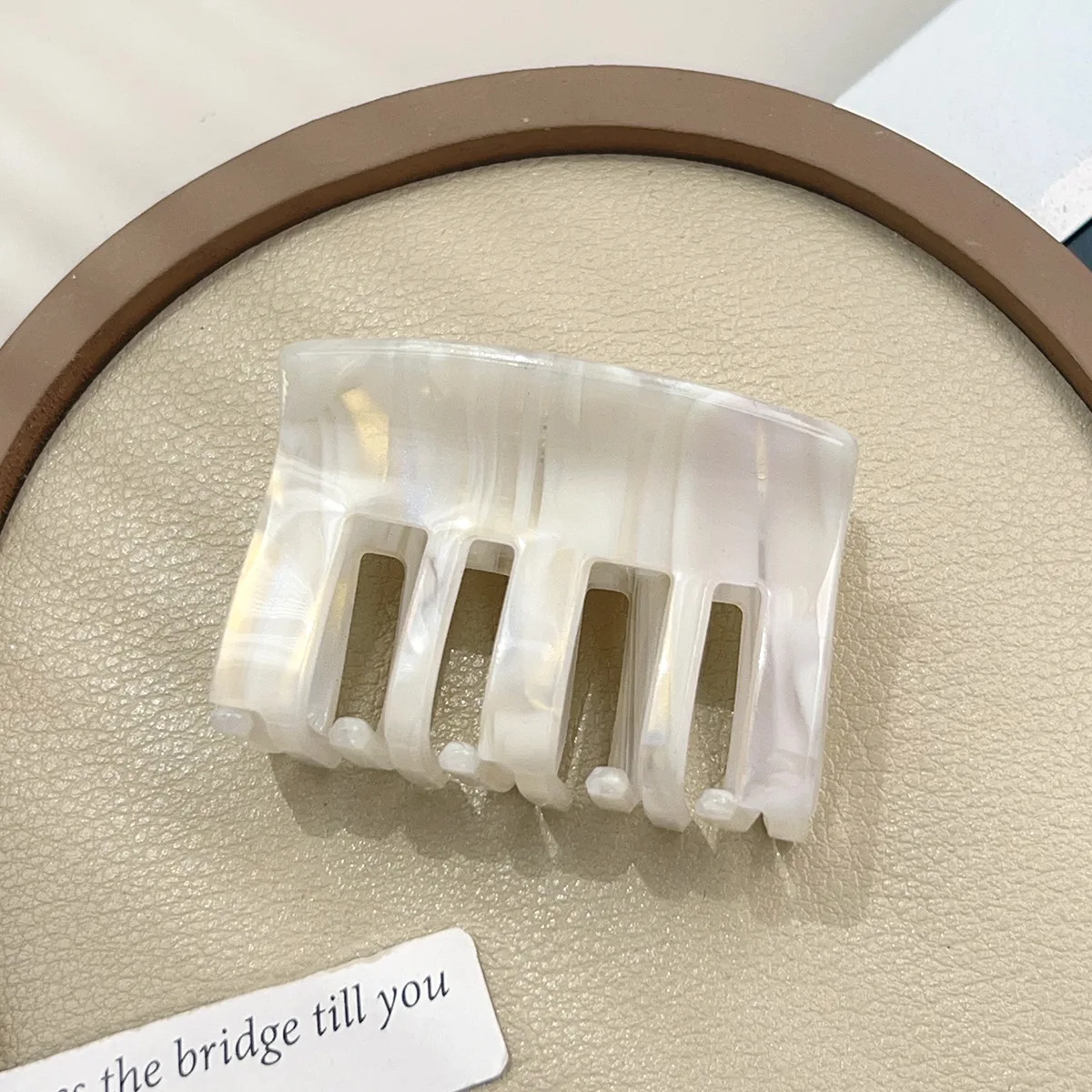5CM Small Square Hair Claw 13 Colors Eco-friendly Acetate Claw Clips Retro Trendy Hair Clips for Women Girls Hair Accessories