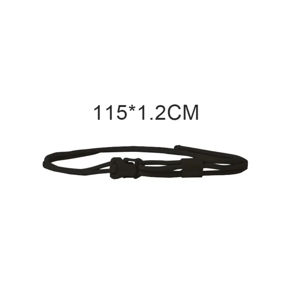 Trend Quick Release Snap Buckle Double Rope Belt Luxury Design Versatile Braided Rope Belt Student Jeans Pants Belt