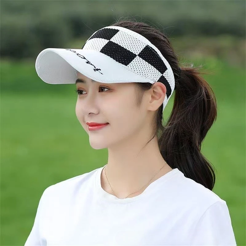 Mesh breathable hollow top baseball cap for men and women, adjustable sun hat suitable for outdoor sports in spring and summer