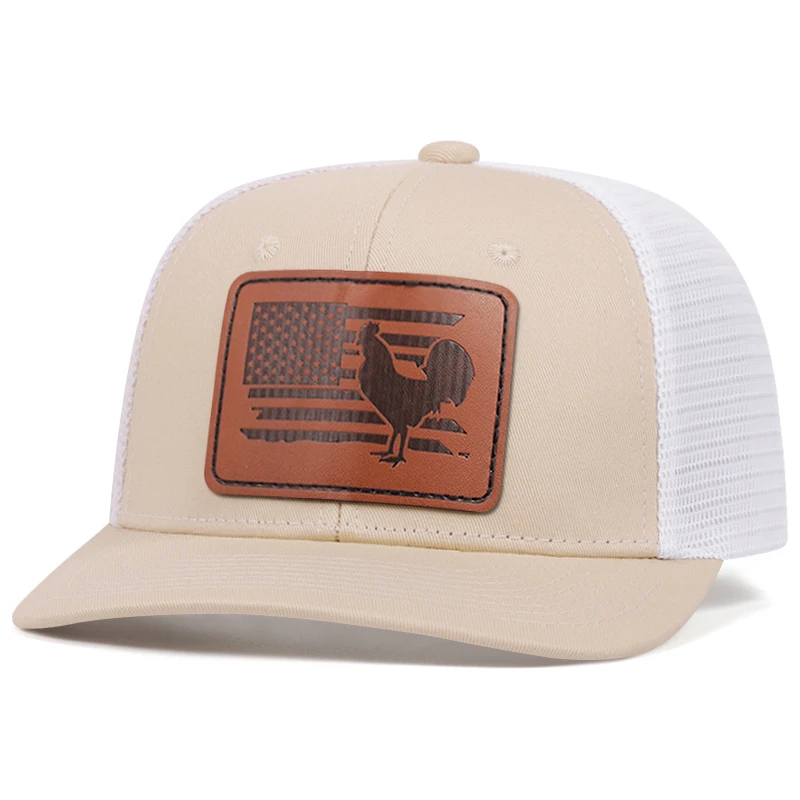 2025 Creative and Personalized New Webhat Richardson Rooster Street Hip Hop Skateboarding Hat Outdoor Flat Edge Hat Baseball Hat