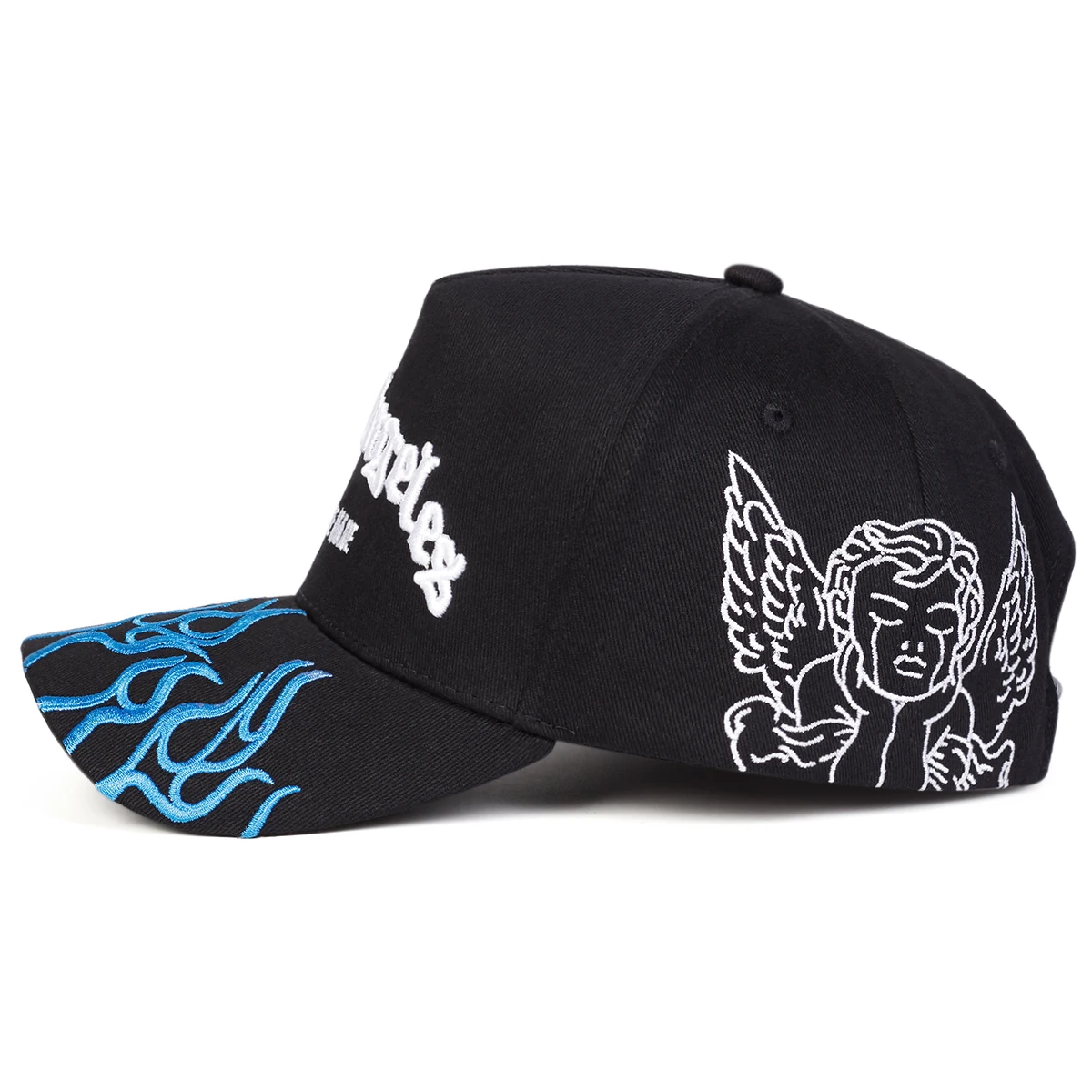 Unisex LOS ANGELES Flames Embroidery Baseball Caps Spring Autumn Outdoor Adjustable Casual Hats Sunscreen Hat Sports Cap