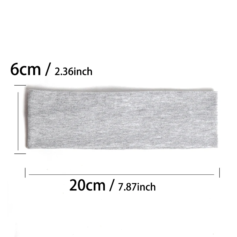 3Pcs Simple Elastic Fashion Women Solid Color HairBands Cute Wash Face Make-up Hair Band Vintage Sports Running Yoga Headbands