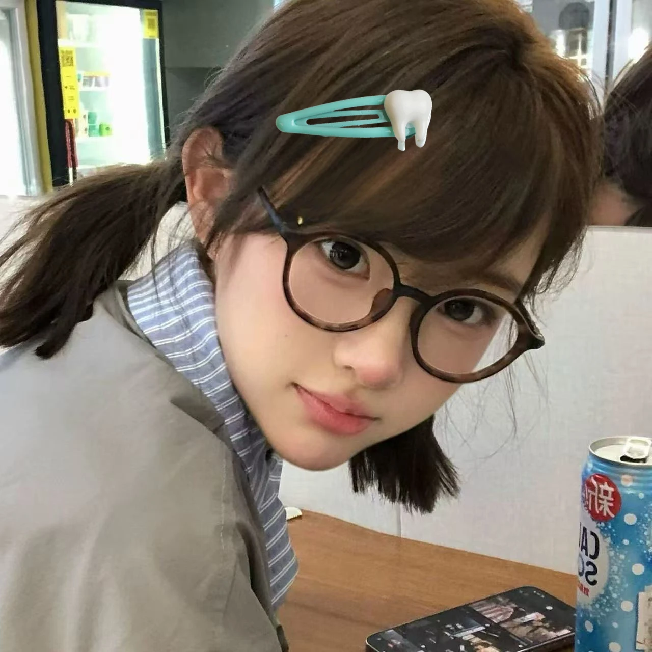 Y2K Tooth Hair Clip Funny Punk Girls Hairpin Cartoon Dental Tooth Clip Hair Accessory Streetwear Harajuku Style Bangs BB Clip