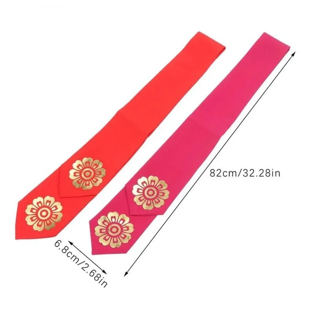 Fashion Flower Korean Headband Ribbon Court Korean Hanbok Hairband Traditional Headdress Stage Dance Costume Girl