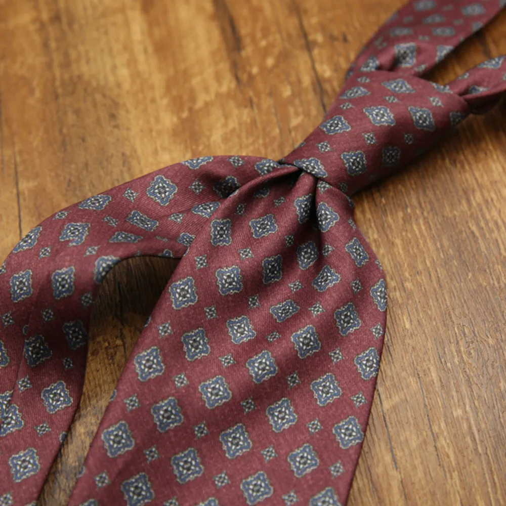 2026 Artistic Trendy Business Casual Floral Printed Neckties Oversized 9cm Width Luxury Striped Silky Neck Ties For Men Cravat