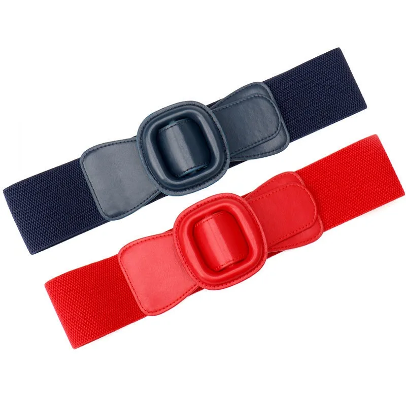 1pcs Women's Stretchy Waist Belt Fashion Versatile Cincher for Dresses Blazers Coat Decorative Stylish Elastic Waistband